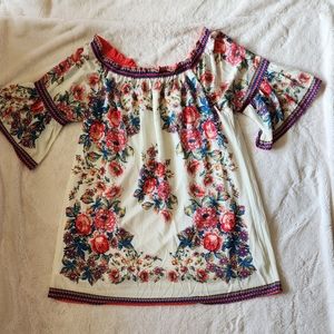 Flying Tomato Floral Scoop Neck Dress
